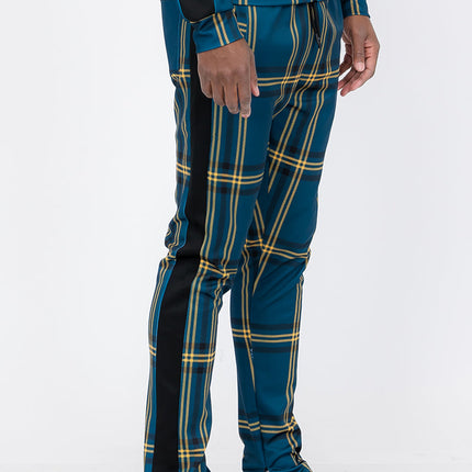 Plaid Out Track Pants
