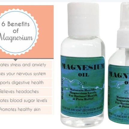 Pure Magnesium Oil Spray And Refill