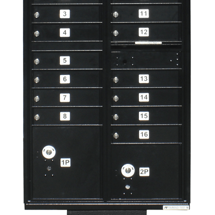 Parkview Bronze Stucco Cap And Pedestal For Cbu Mailboxes