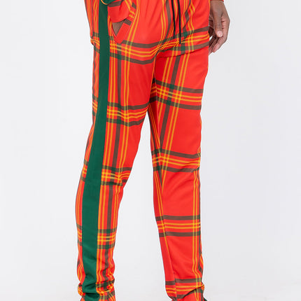 Plaid Out Track Pants