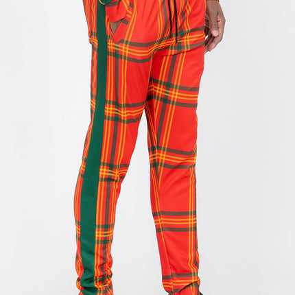 Plaid Out Track Pants