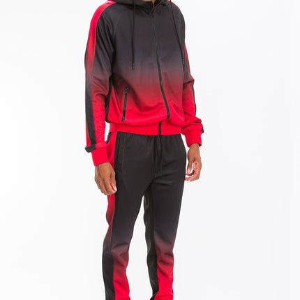 Ombre Hooded Suit