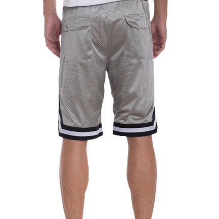 Solid Mesh Basketball Active Shorts