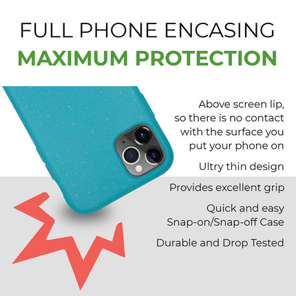 Biodegradable phone case - Ocean Blue