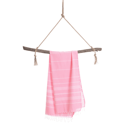 Kids Beach Pool Hammam Towel, Pink in Gift Box