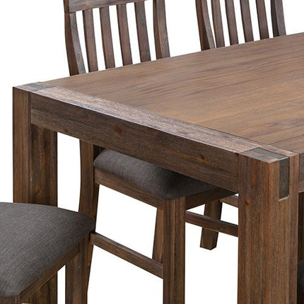 Dining Table 210cm Large Size with Solid Acacia  Wooden Base in