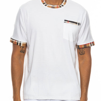 Checkered Detail TShirt