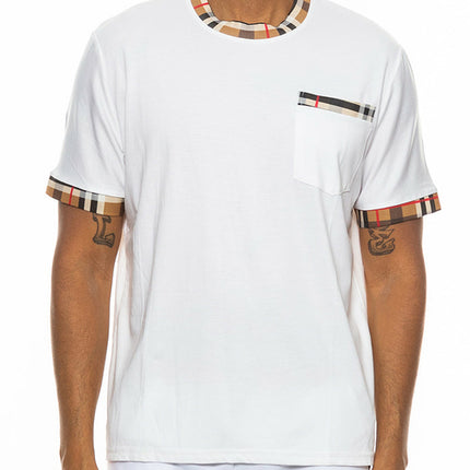 Checkered Detail TShirt