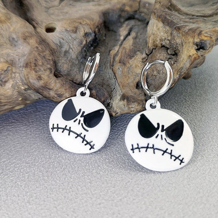 Halloween Funny Earrings Female Personality Ghost Pumpkin Bat Cartoon