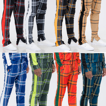 Plaid Out Track Pants