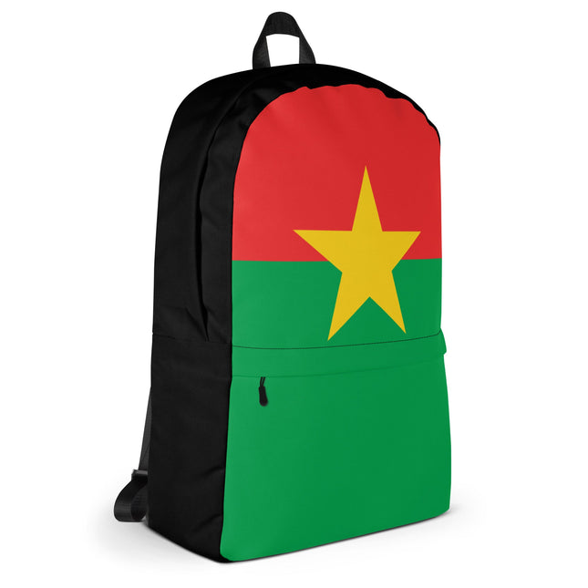 Sac à dos Drapeau du Burkina Faso – Polyester – Léger et Résistant