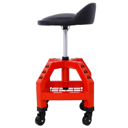 Pneumatic 360 Degree Swivel Stool, Mechanics Rolling Creeper Seat,