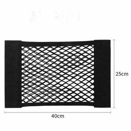 Luggage Storages Car Trunk Storage Bag Double Stretch Velcro Car Storage Net Bag Mesh Storages Net Bag Car Net