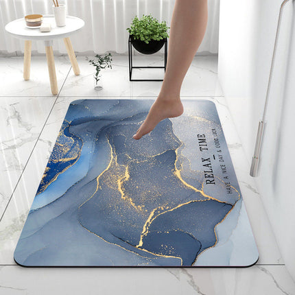 Home Gadget Anti-Slip Mat Super Absorbent Bathroom Floor Mat Diatom
