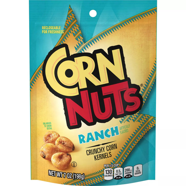 Corn Nuts Planters Ranch Crunchy Corn Snacks, 7oz.