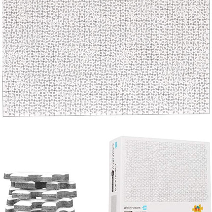 1000 Pieces White Hell Puzzle for Adults Kids