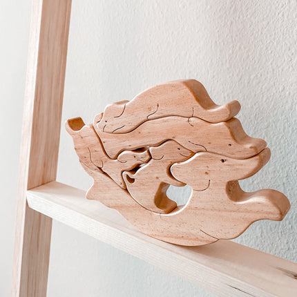 Dog Family Wooden Stacker, Balance Puzzles