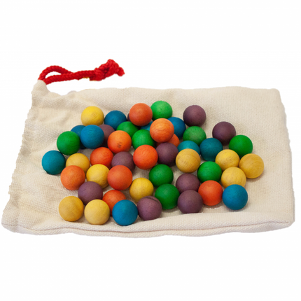 QToys Australia Wooden Ball set of 50