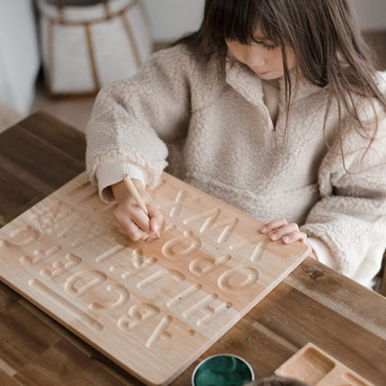 QToys Australia Capital letter lacing board