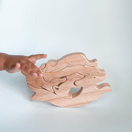 Dog Family Wooden Stacker, Balance Puzzles