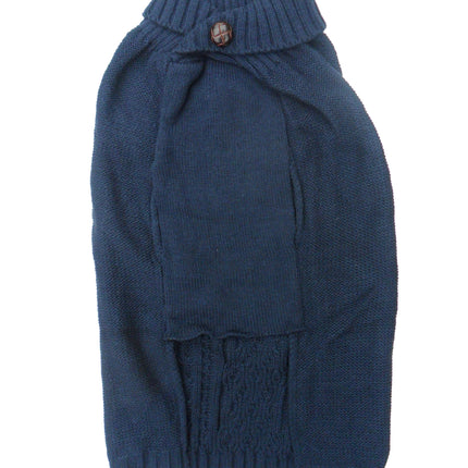 Cable Knit Dog Sweaters Jumpers in Blue, Berry, Beige, Black, Gray