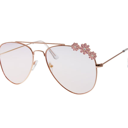 Devoted Metal Aviator Women's Sunglasses