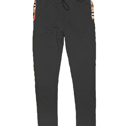 Checkered Polo and Pant Set