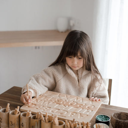 QToys Australia Capital letter lacing board