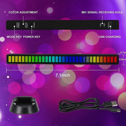 Dragon Sound Reactive Music Light Bar 2 pcs pack