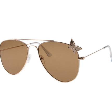 Devoted Metal Aviator Women's Sunglasses
