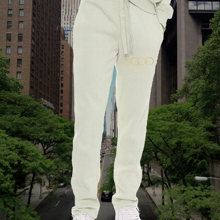 Mens GOOD VIBES Gold Foil Sweat Pants