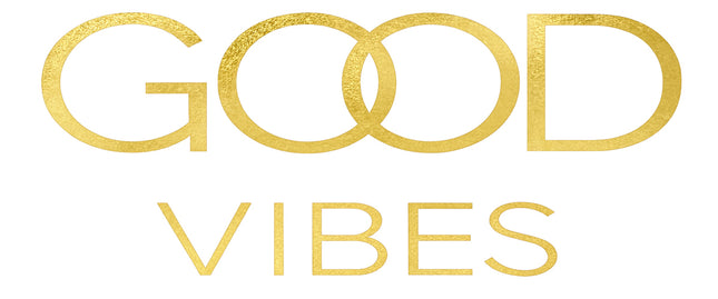 Good Vibes Gold Foil Hoodie Sweat Set