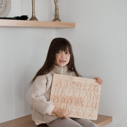 QToys Australia Capital letter lacing board