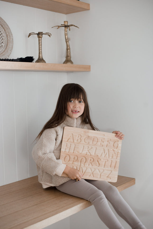 QToys Australia Capital letter lacing board