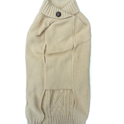 Cable Knit Dog Sweaters Jumpers in Blue, Berry, Beige, Black, Gray
