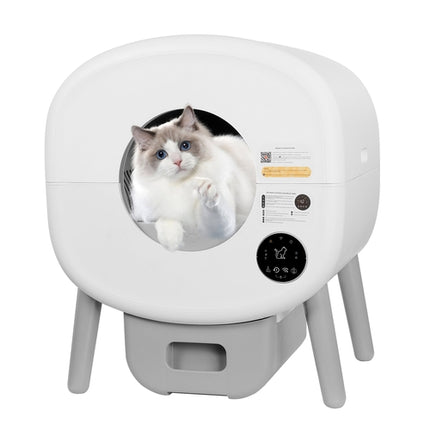 Automatic Smart Cat Litter Box, Large Capacity Self-Cleaning Litter