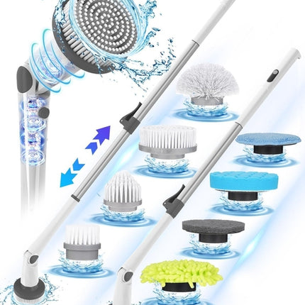 Electric Spin Scrubber, 2024 New Super Quiet Power Cleaning Brush for