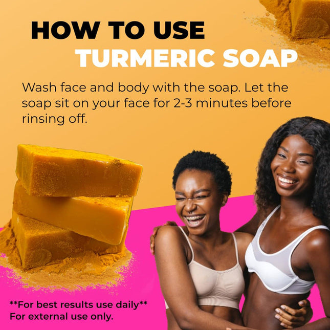 Turmeric Kojic Soap Turmeric Kojic Acid Soap Handmade Skin Products