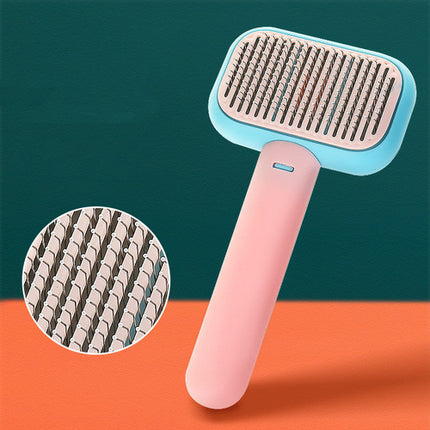 New Pet Cat Dog Hair Brush Hair Massage Comb Open-Knot Brush Grooming