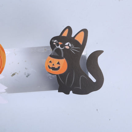 Set Of 25Pcs Halloween Party Striped Decorative Straws Disposable