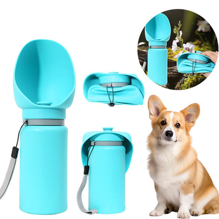 Folding Pet Outdoor Walking Mug Portable Travel Water Bottle Puppy