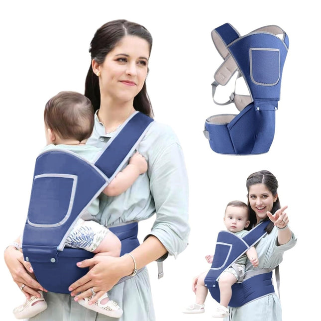 New-Born Baby | 5 Carry Positions Carrier bag-Blue
