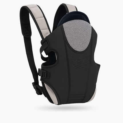 3-in-1 Ergonomic Adjustable Sling Carring Bag-Black & Dark Grey