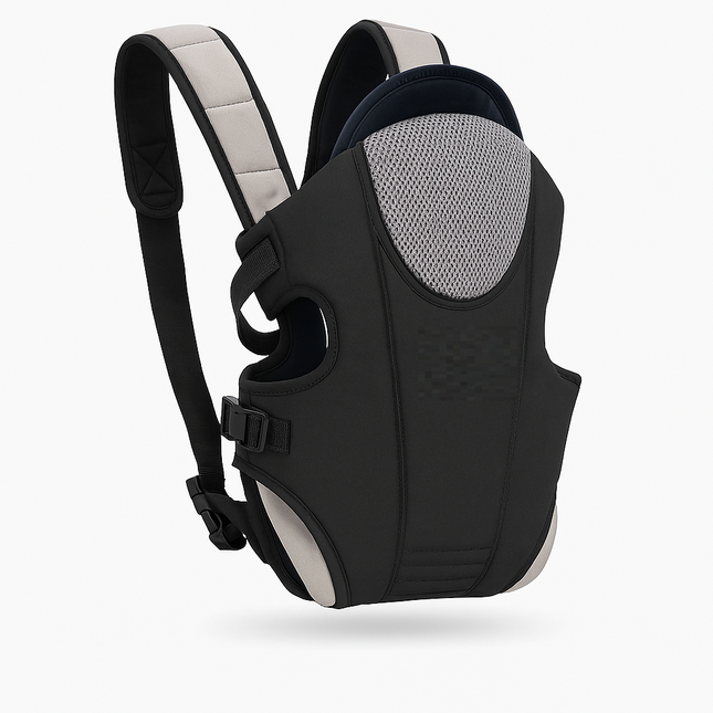 3-in-1 Ergonomic Adjustable Sling Carring Bag-Black & Dark Grey