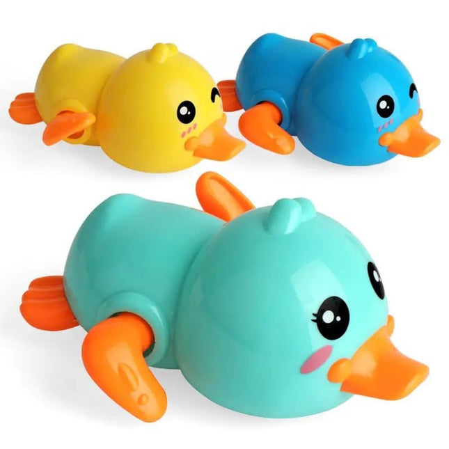 Plastic Floating Duck Bathtub Toy【Duck 4 Pcs】