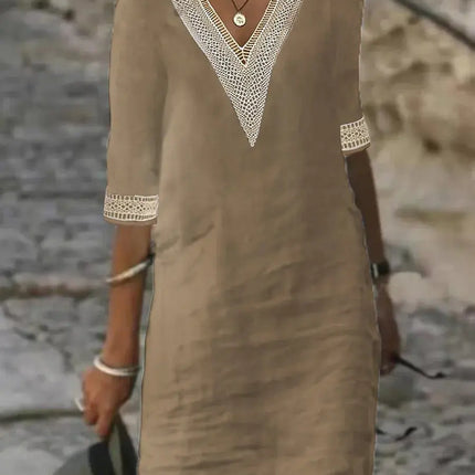 YZ1224 Women's Casual Loose Dress for Fall/Winter