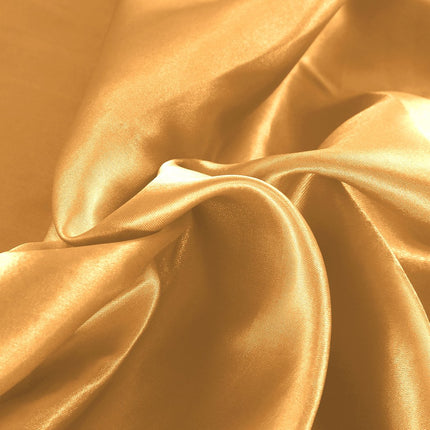 DreamZ Ultra Soft Silky Satin Bed Sheet Set in Queen Size in Gold