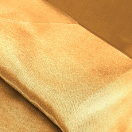 DreamZ Ultra Soft Silky Satin Bed Sheet Set in Queen Size in Gold