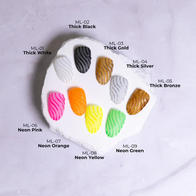 Kokoist - ML-06 Markers Line Non Wipe Color Gel Neon Pink-1