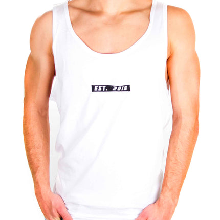 Origin embroidered Tanktop - white - Herren